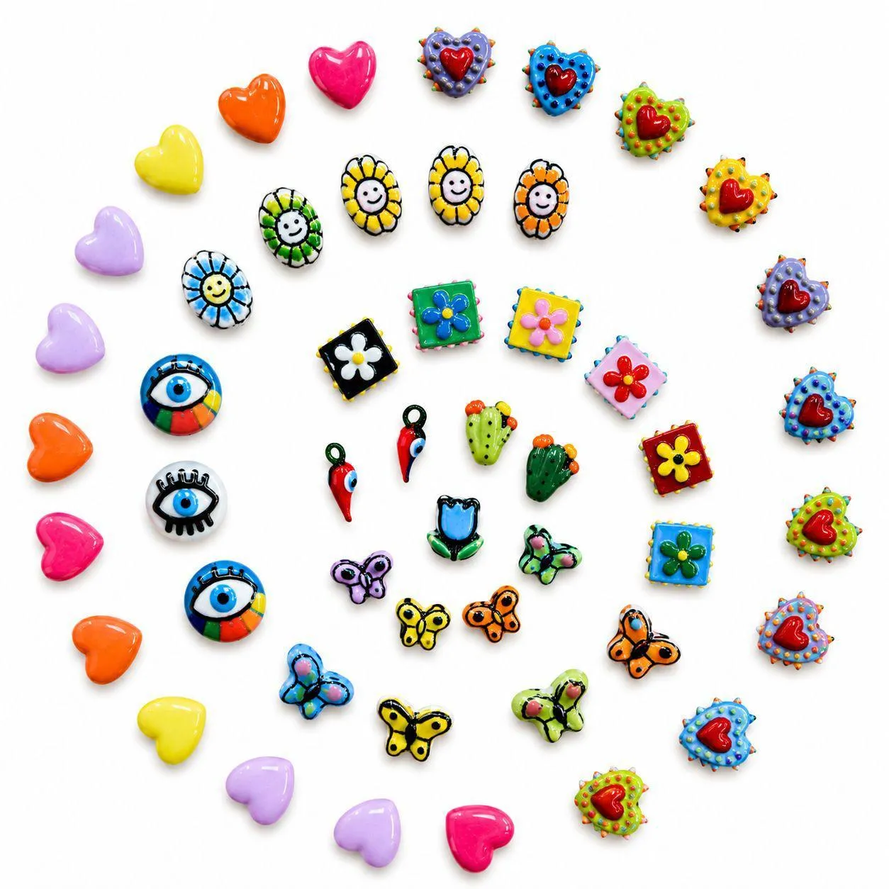 Glass Charms & Beads