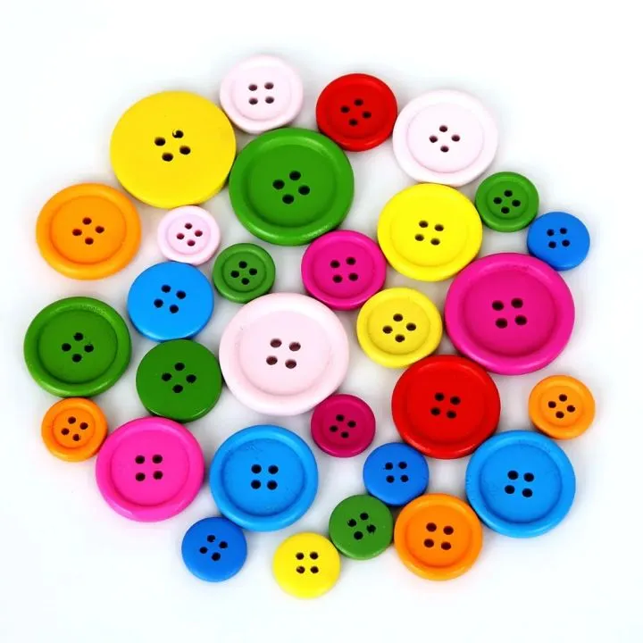 Sew-on Wooden Components