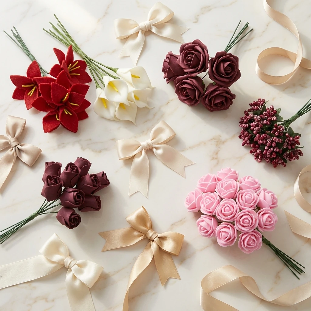 Artificial Flowers & Bows