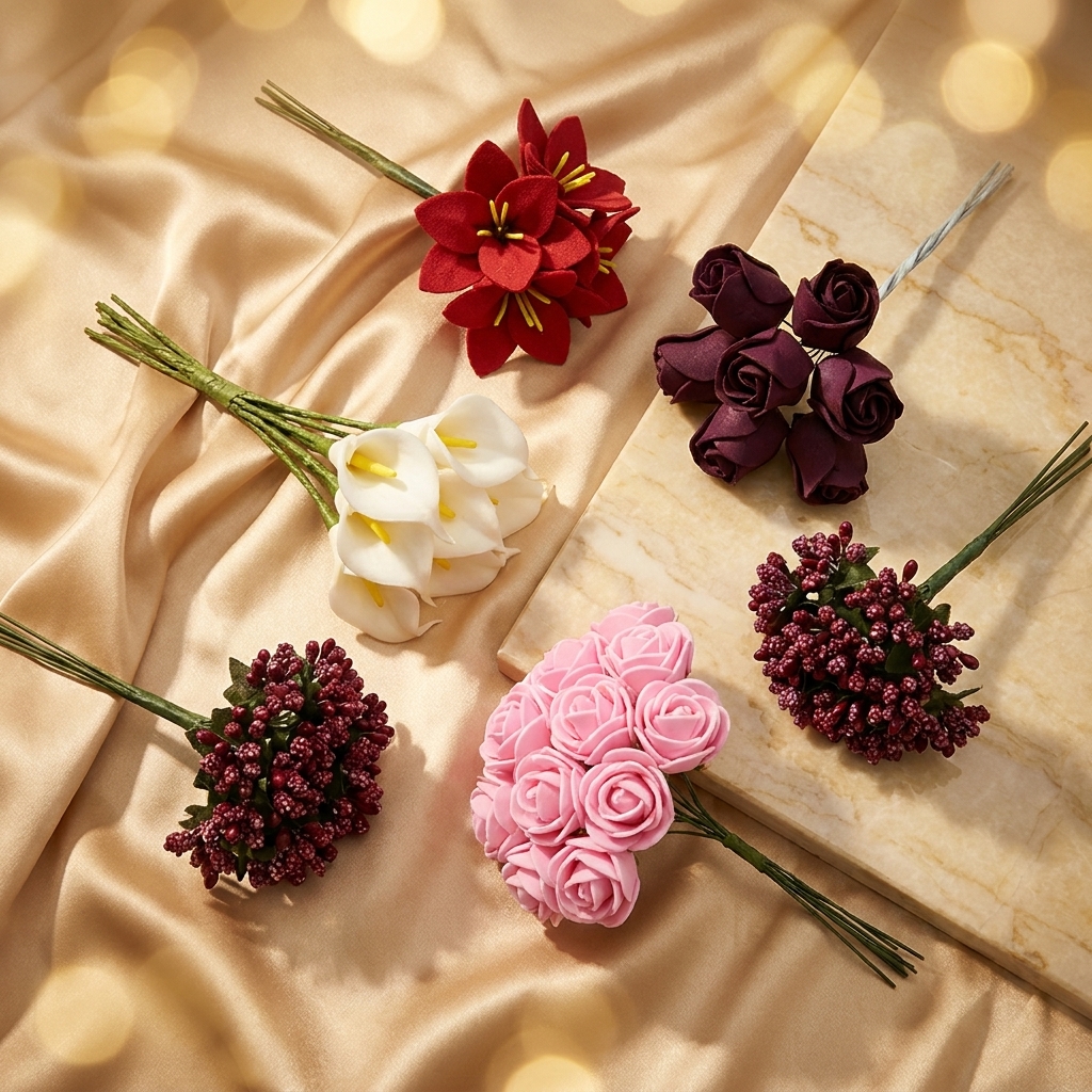 Artificial Flowers & Bows