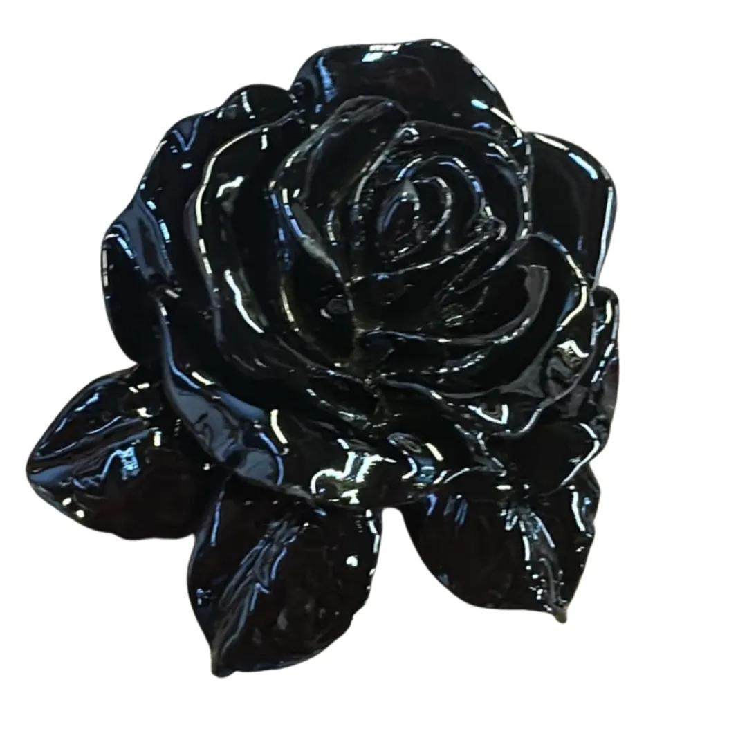 Acrylic Rose Flat Backs