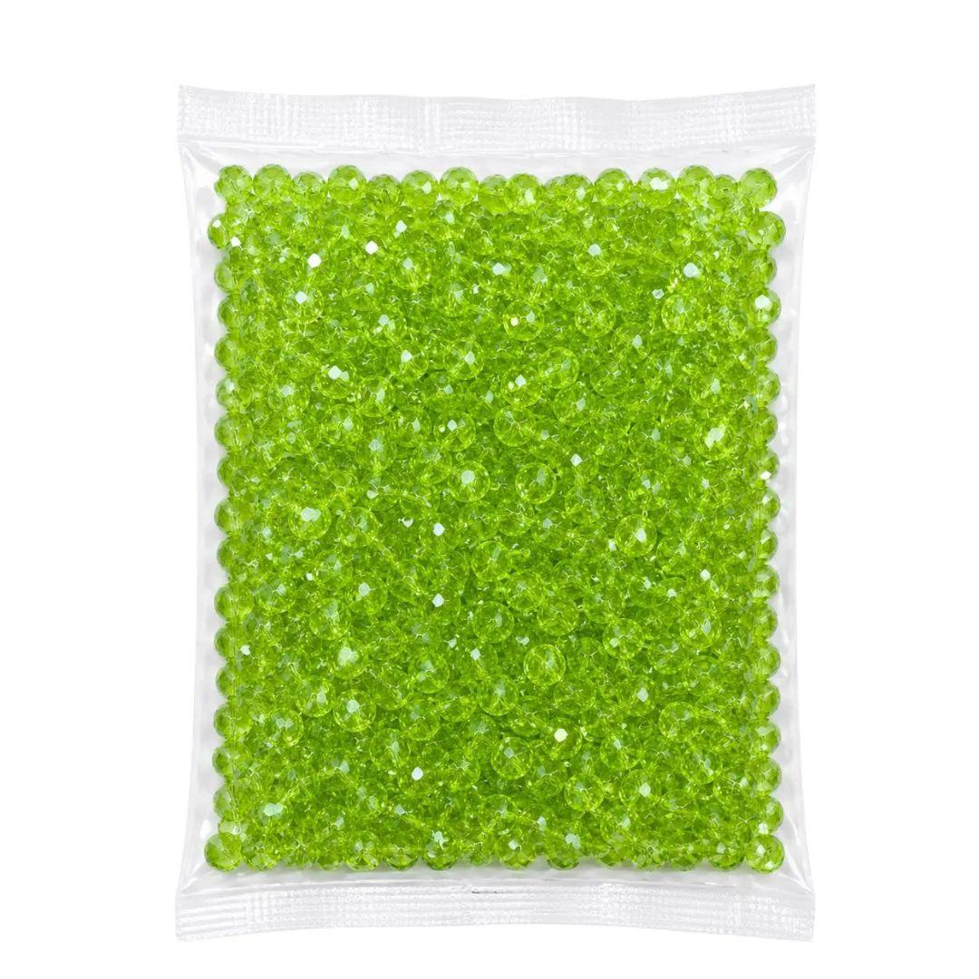 Plastic Round Faceted Beads