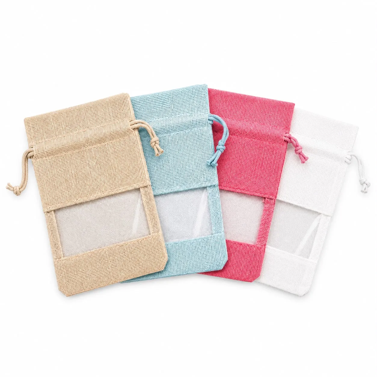 Canva Bags with Organza