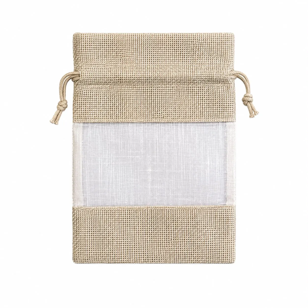 Canvas Bags with Organza