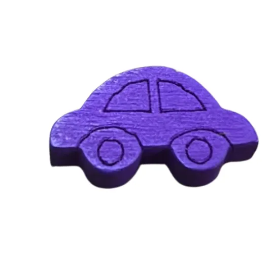 Wooden Car Flat Back