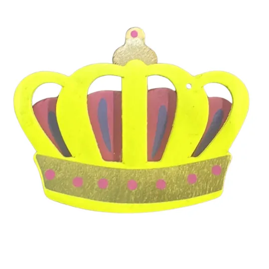 Wooden Crown Pendants