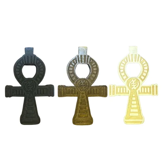 Wooden Key of Life Pendants
