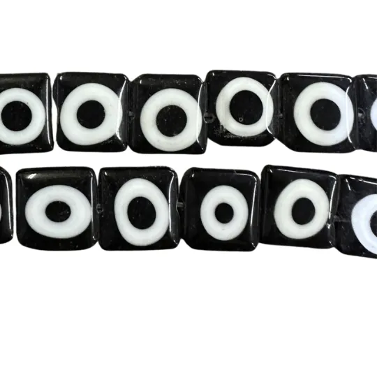 Square Flat Eye Beads