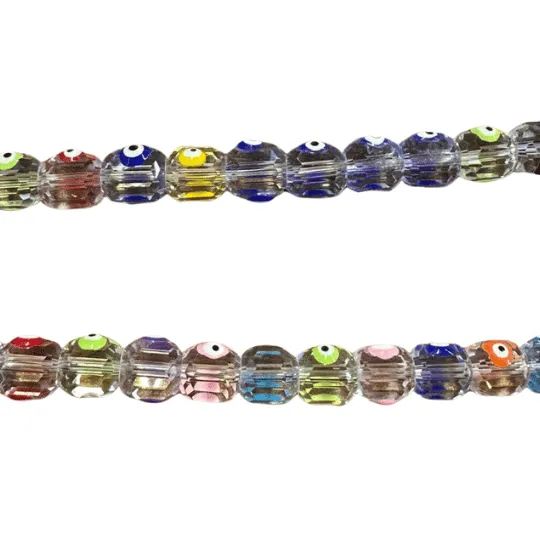 Faux Carré Eye Beads