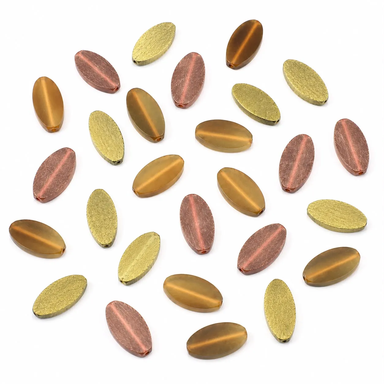 Oval Horn Beads
