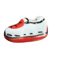 Glass Bead Charm QL-01 Sneakers - Red, 17mm