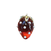 Strawberry Pendant with pearls