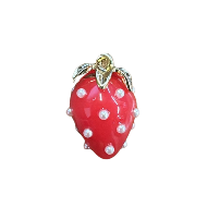 Strawberry Pendant with pearls