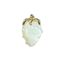 Strawberry Pendant with pearls