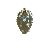 Strawberry Pendant with pearls