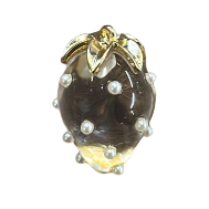 Strawberry Pendant with pearls