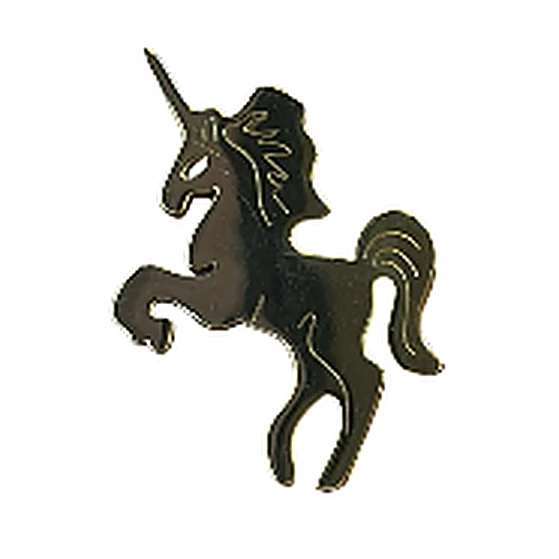 Metal Unicorn Brooch LM-06