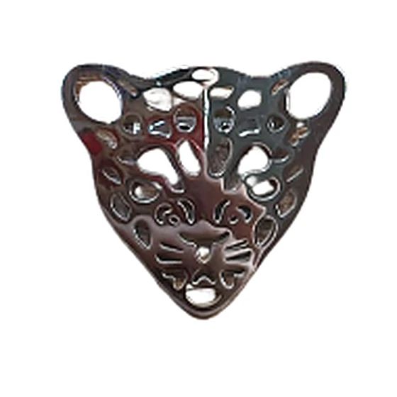 Metal Panther Head Brooch LM-03