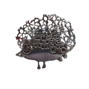 Metal Porcupine Broche LM-04