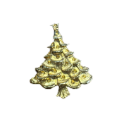 Metal Christmas Tree Brooche