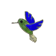 Metal Bird Brooch LM-10