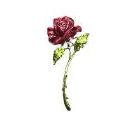 Metal Rose Brooch LM-05