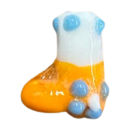 Glass Bead Charm FX240009 Winter sock/Christmas Stocking
