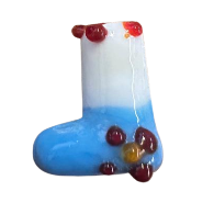 Glass Bead Charm FX240009 Winter sock/Christmas Stocking