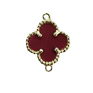 Clover Connector Gold (Brass)