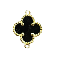 Clover Connector Gold (Brass)