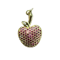 Apple Pendant Gold (Brass)