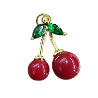 Cherry Pendant gold(Brass)