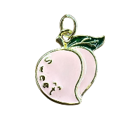 Peach Pendant gold (brass)