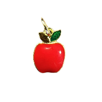 Apple Pendant gold (brass)