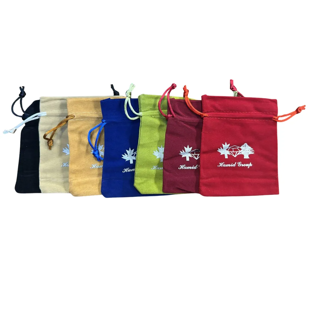 Velvet Bag with Hamid Group Logo