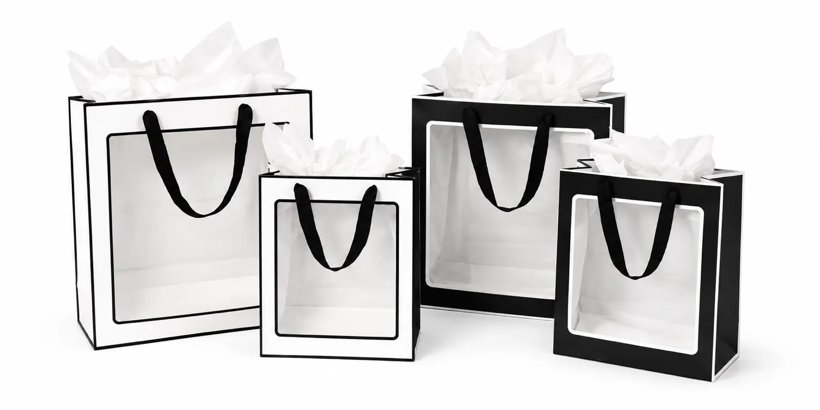 Paper Bag with PVC Window