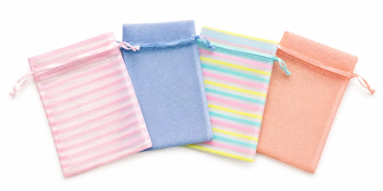 Mixed Design Organza Bags